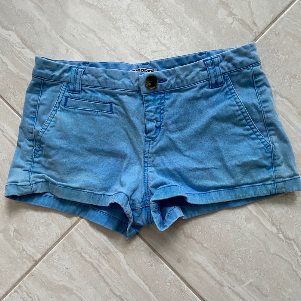 Blue shorts